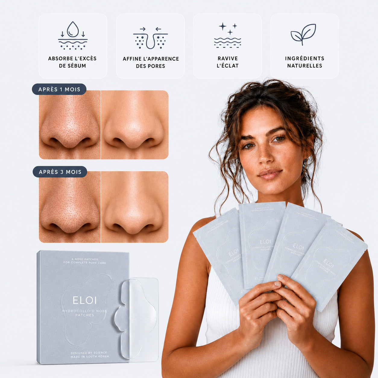 NOS PATCHS POUR LE NEZ ELOI